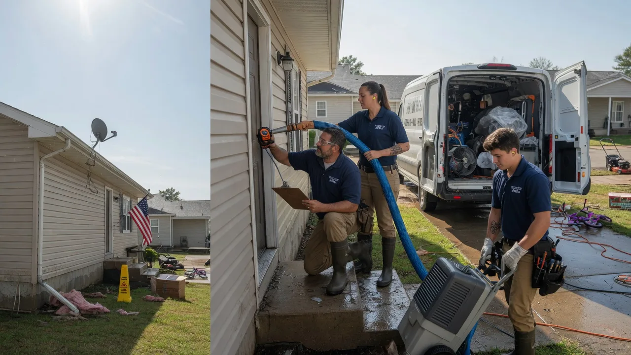 Ceiling Water Damage Restoration in Blackwater, VA near me